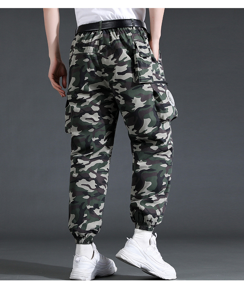 夏季新款降温防暑空调裤户外高温制冷带风扇工装裤劳保电焊工作裤详情14