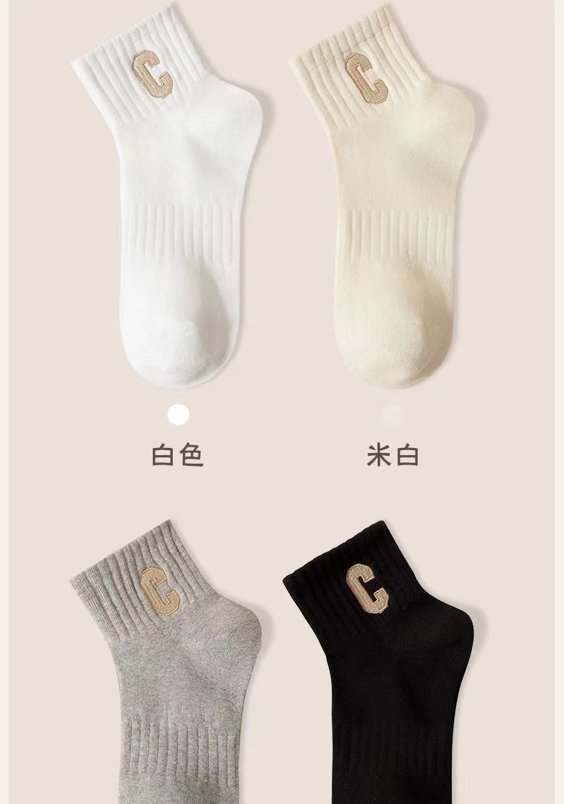 袜子女春夏薄日系女袜百搭船袜透气短袜诸暨袜业厂家批发男士袜子详情14