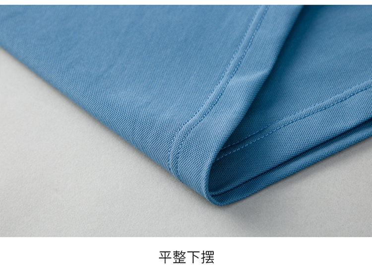 纯色桑蚕丝男士短袖t恤外贸夏季2023新款潮流高级感男装翻领上衣详情30