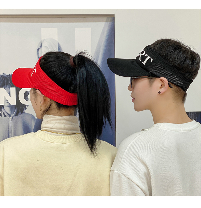 Summer open-top hat for women, casual Korean style breathable new sun hat, baseball cap, outdoor sun hat for women pic 15