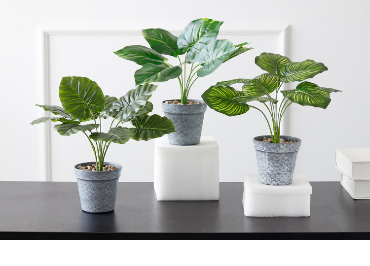 Nordic artificial bonsai, potted plants, artificial flowers, home decorations, living room indoor table ornaments and decorations pic 9