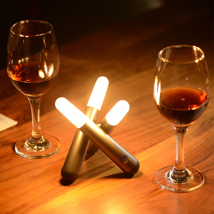 迷你小夜灯桌面氛围灯床头家用吧台灯 便携露营灯小台灯USB充电灯详情10