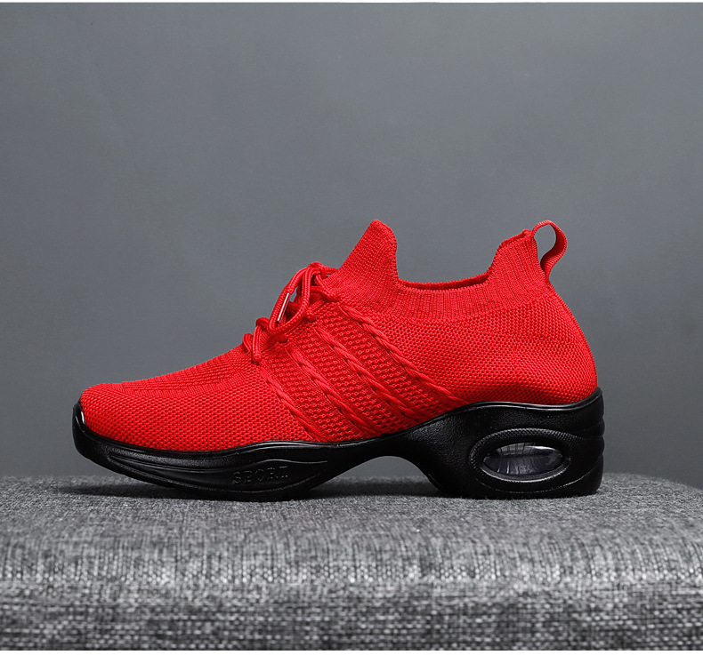 舞蹈鞋秋季新款成人现代舞网面外贸女鞋厂家批发爵士运动鞋女详情14