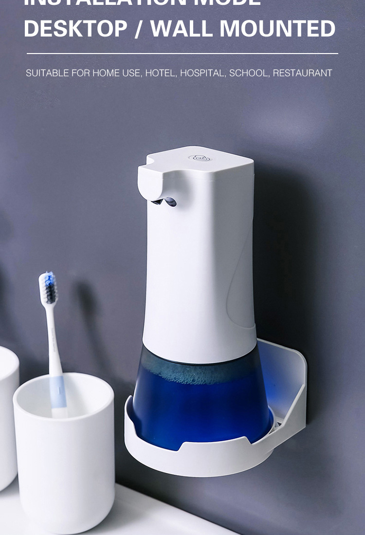 New automatic sensor soap liquid washing machine, desktop wall-mounted dual-purpose foam hand washing machine, and automatic liquid disinfection device pic 39