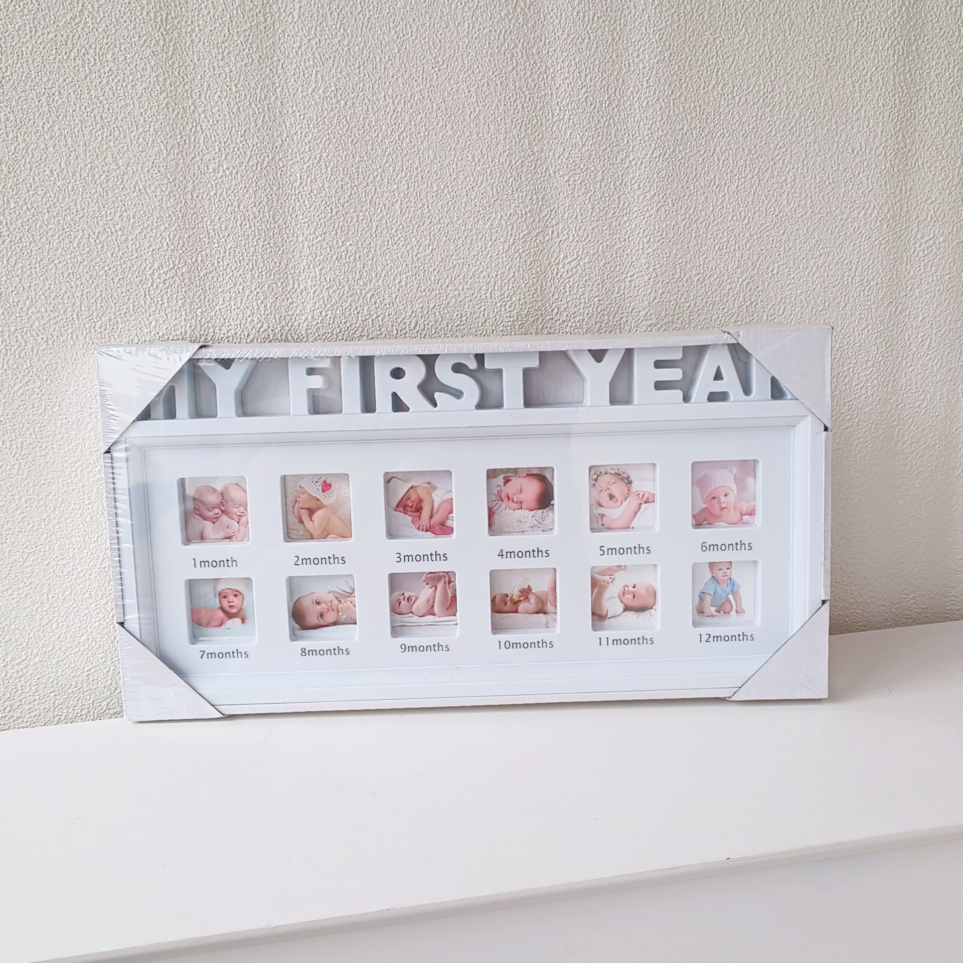 宝宝儿童成长证件照亚马逊纪念相框挂墙摆台相框塑料字母周岁相框详情19