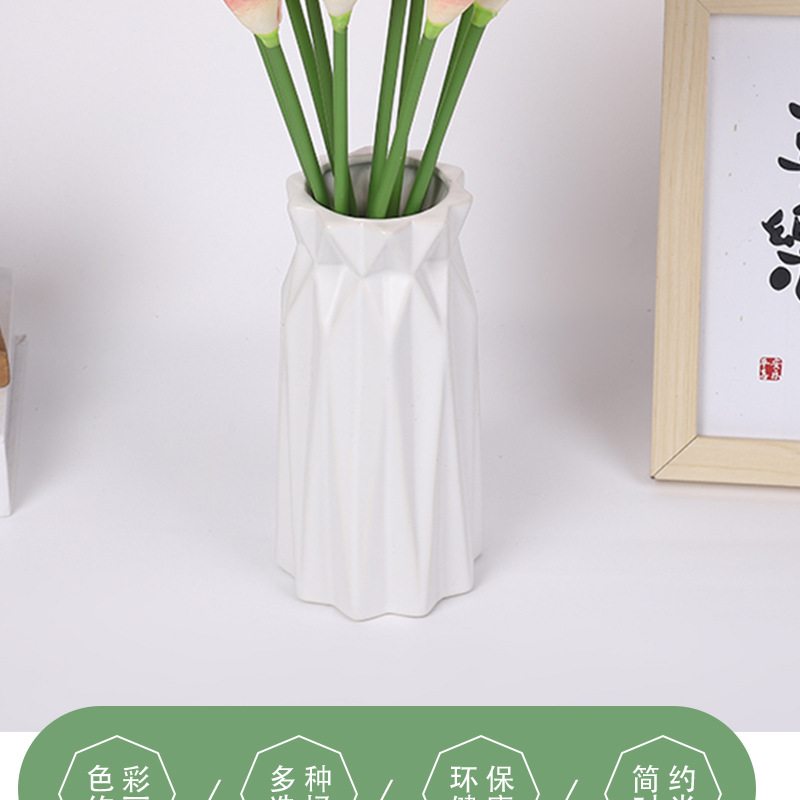 PU artificial flower single branch with a touch of glue, calla lily artificial flower, foreign trade, home decoration, desktop display, photography prop pic 2