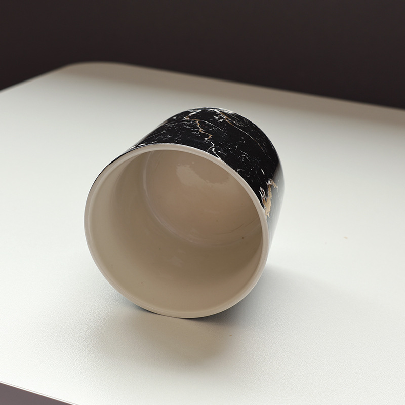 陶瓷储物罐简约厨房用品调料盒家用带铁勺密封罐杂粮密封罐子套装详情6