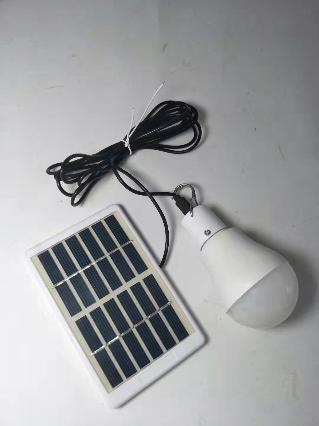 Solar-charged led bulb split type with extension cord, street stall, night market, outdoor camping power outage emergency light pic 4