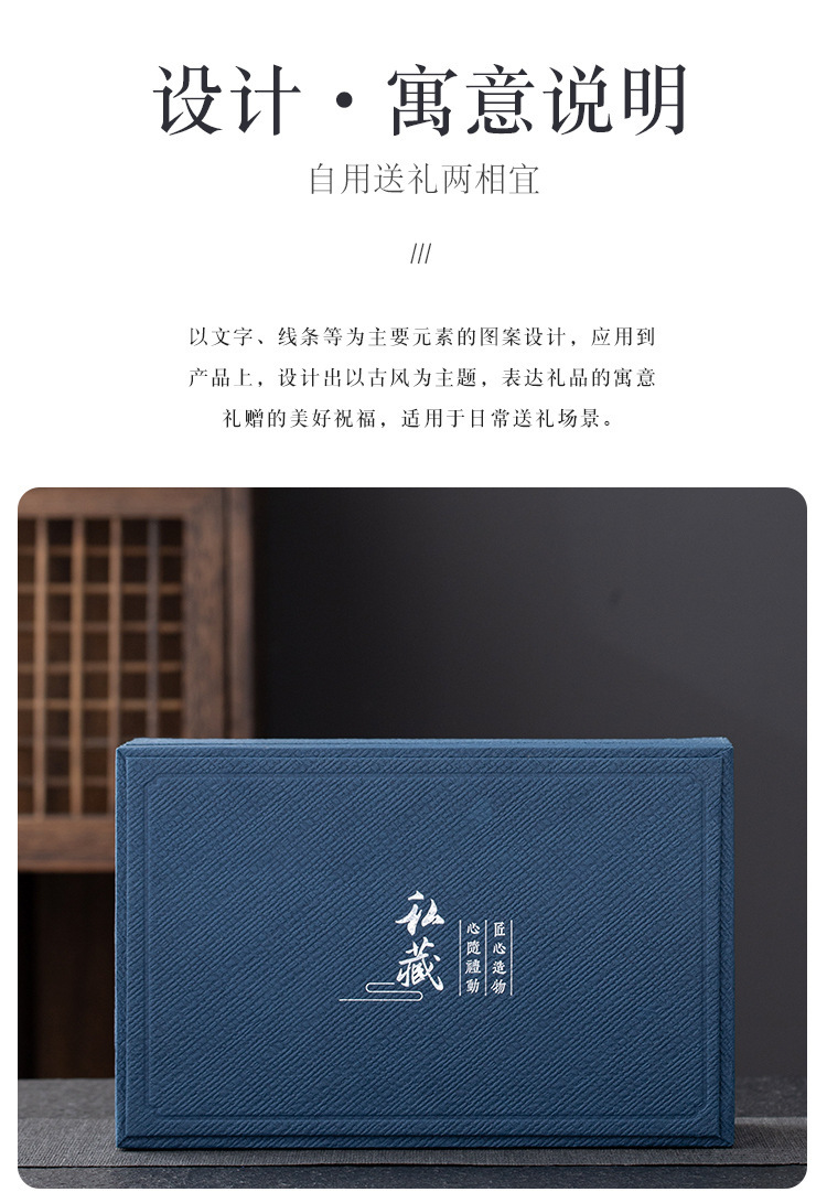 Travel tea set, ceramic quick customer cup, portable one pot, three cups, company business gift, festival souvenir, logo pic 2