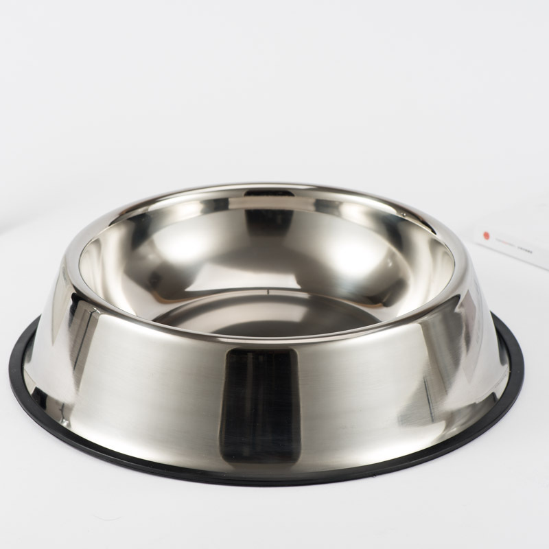 Stainless steel dog bowl, pet bowl, multi-purpose, shock-resistant pet bowl, round food bowl for cats and dogs, pet food bowl and dog food bowl supplies pic 2