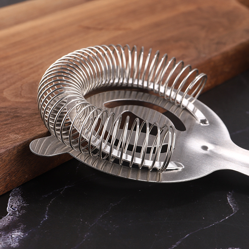 A 9-piece stainless steel cocktail shaker, cocktail shaker and mixing tool set with a bamboo base for storage pic 20