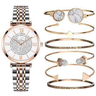 A06976-1发光手表独角兽夜光硅胶电子手表加手链2pcs/set 有盒子详情10