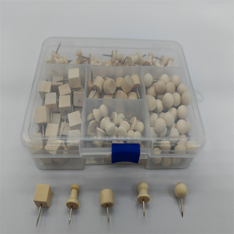 A creative office message board composed of 180 wooden thumbtacks, kindergarten art nails, I-shaped nails, and a cork photo wall pic 6