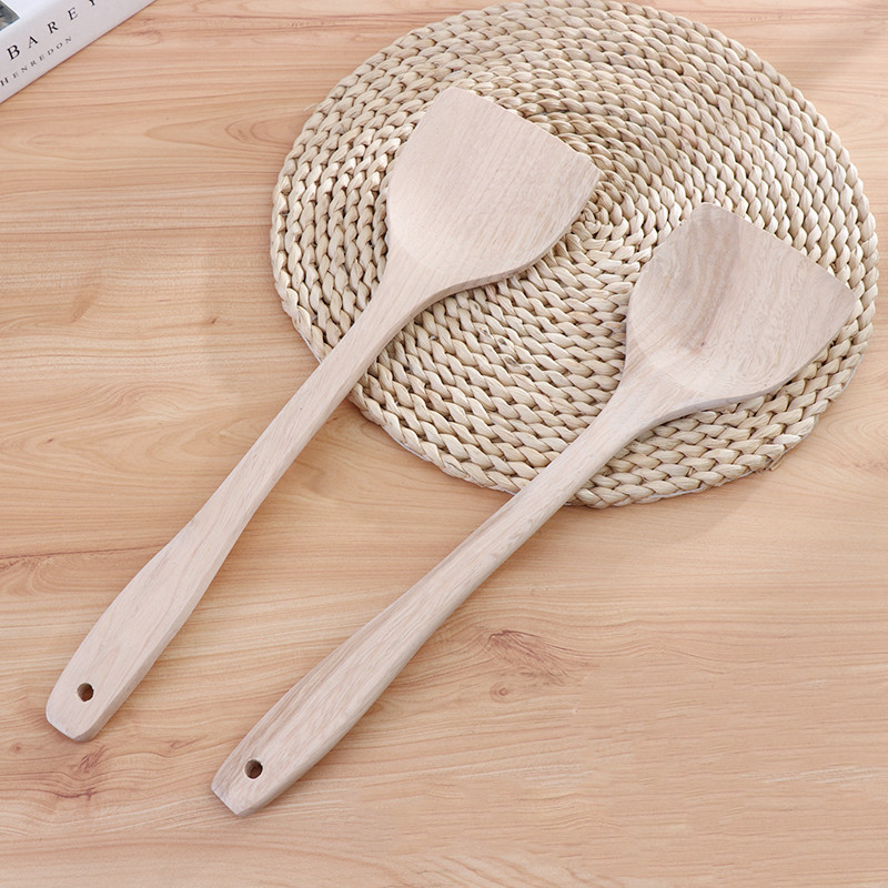 The manufacturer supplies 39CM two-yuan wooden spatulas and wooden cooking spatulas for wholesale at two yuan pic 2
