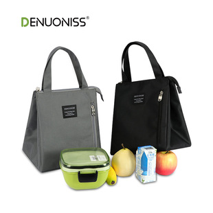 亚马逊新款保温便当包大容量便携户外饭盒袋手提上班族带饭午餐包详情9