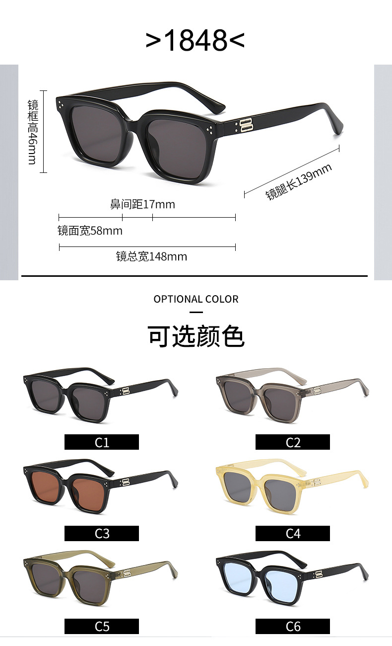 墨镜gm女士复古小框太阳眼镜 猫眼太阳镜墨镜 防紫外线sunglasses详情15