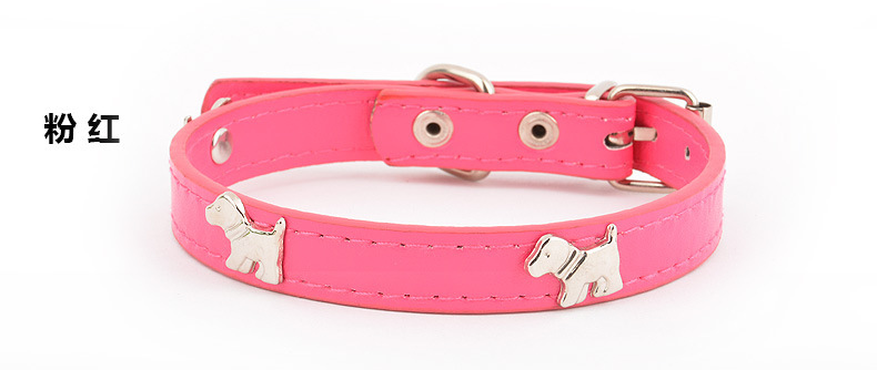 Collar para mascotas nueva versión coreana multicolor collar para perros ajustable material de PU accesorios para gatos y perros accesorios para mascotas collar pic 4