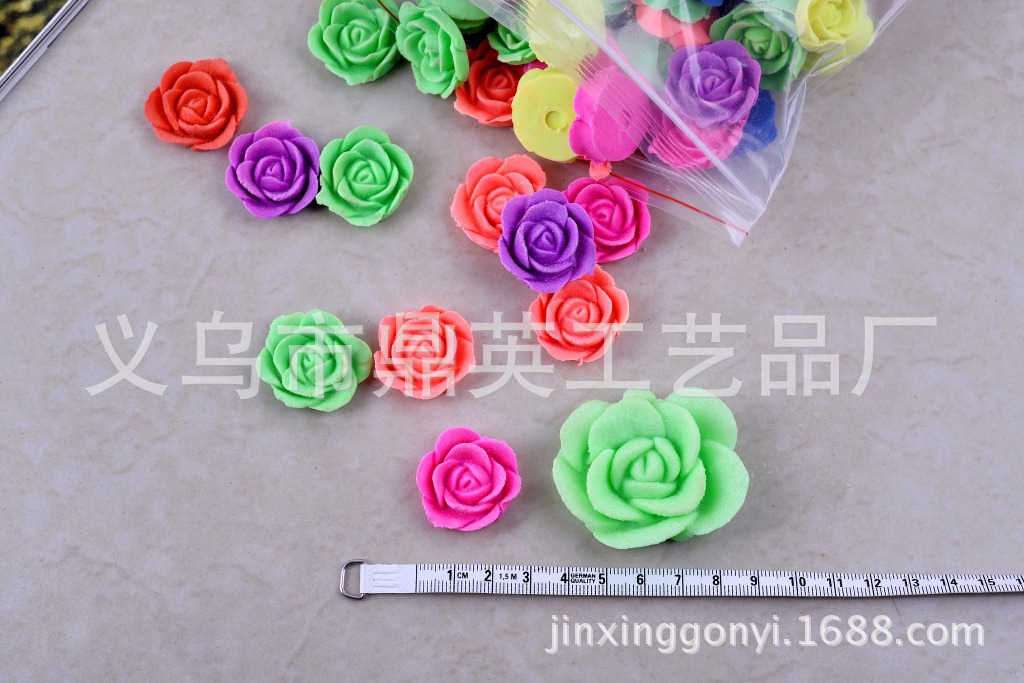鼎浩 厂家直销 梦幻玫瑰花 泡水长大 海洋宝宝地摊热卖膨胀玩具 500克/袋详情3