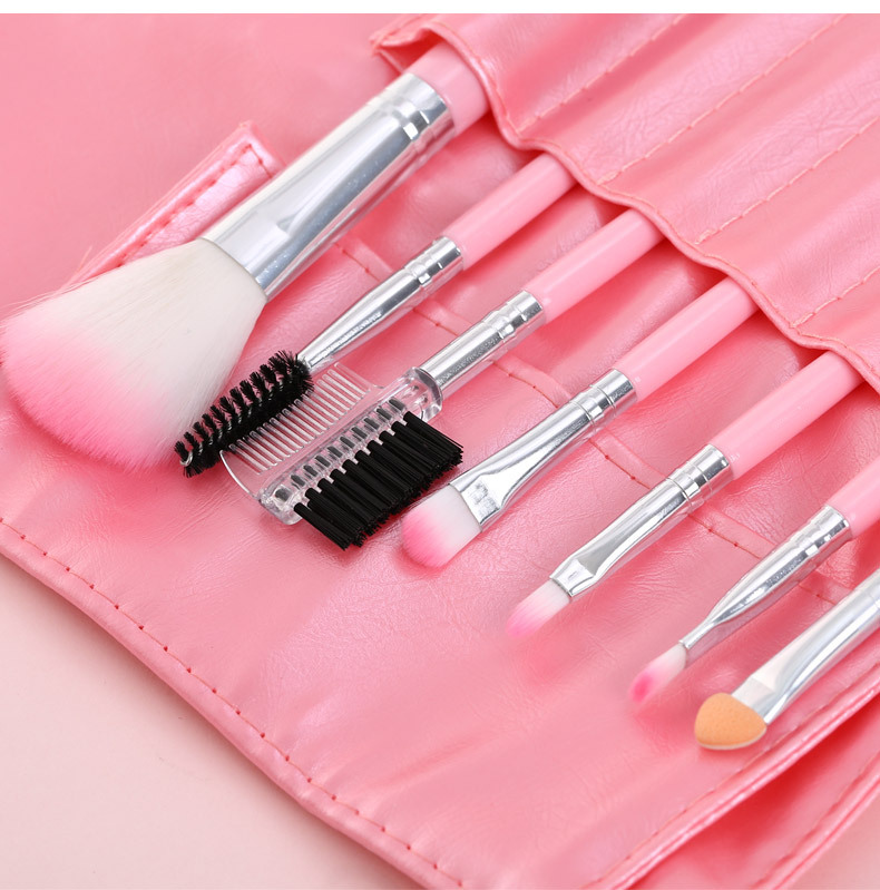 Wholesale of 7 sets of makeup brushes in stock, including mascara brushes and eyeshadow brushes. These are popular and popular beginner makeup and beauty tools pic 14