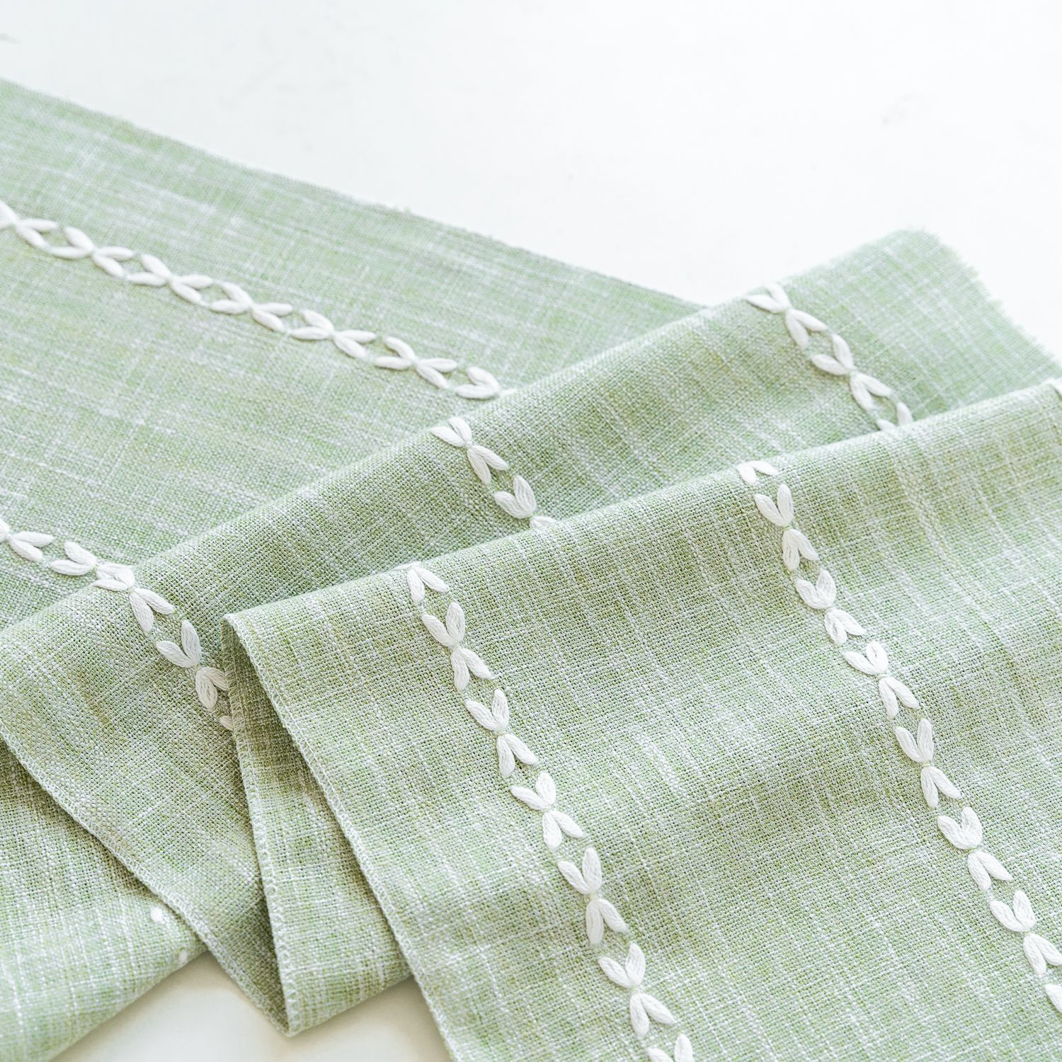 New cross-border Amazon handcrafted table flag, hollowed-out American country white tablecloth, dressing table scarf factory wholesale pic 66