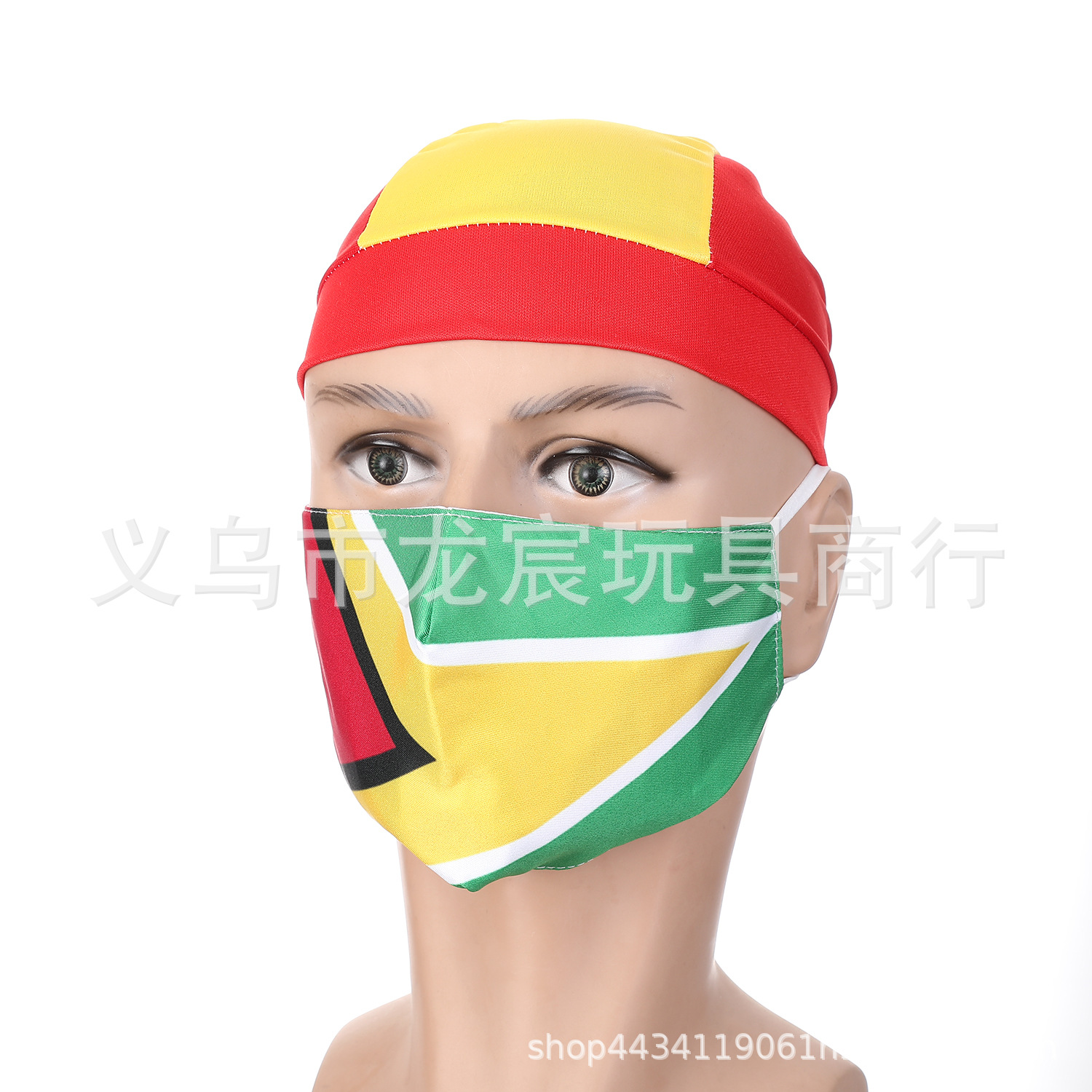 跨境亚马逊透气布口罩棉质时尚成人防尘水洗防晒旗帜口罩挂耳批发详情13