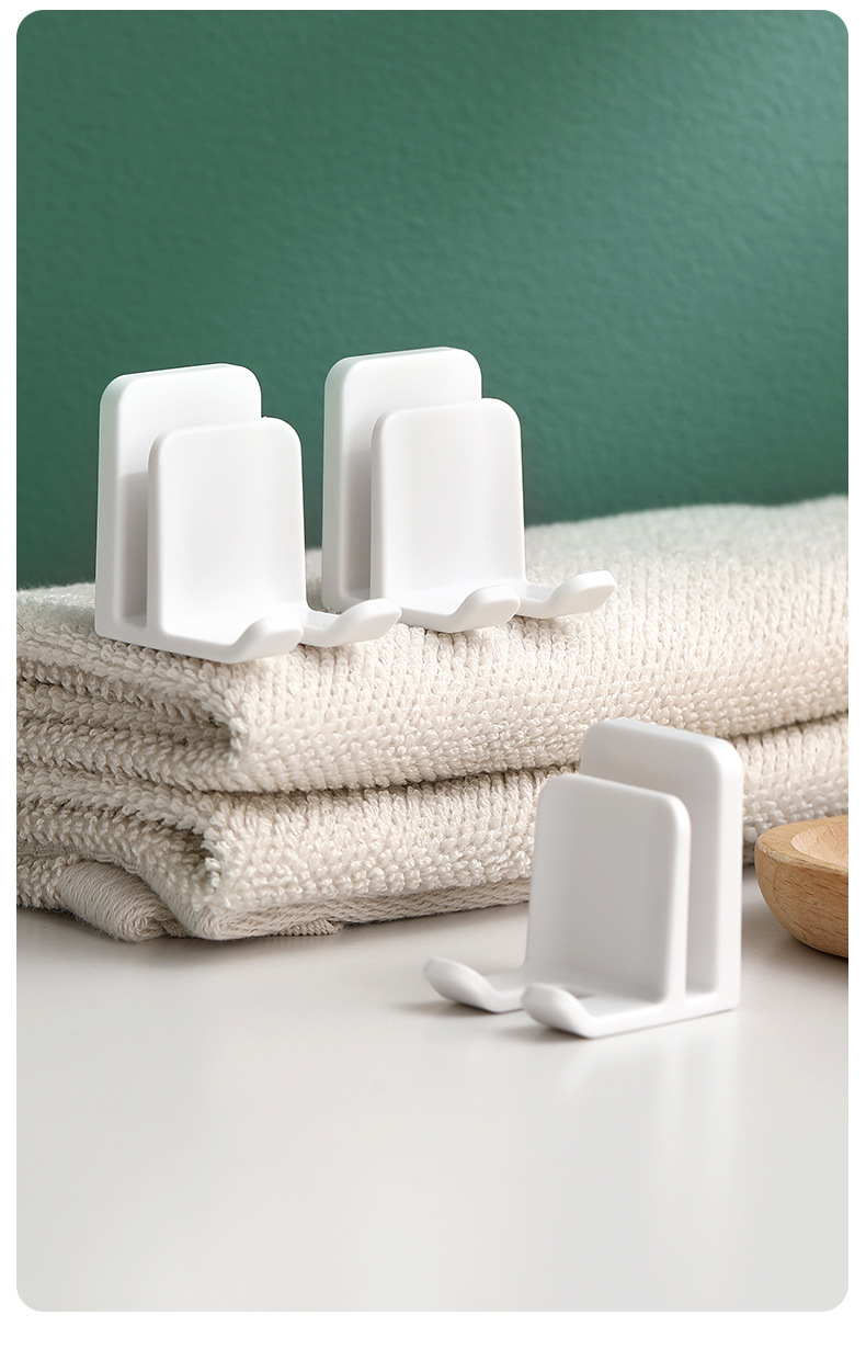 FaSoLa家用漱口杯牙刷置物架壁挂式免打孔浴室牙刷架卫生间牙具座详情15