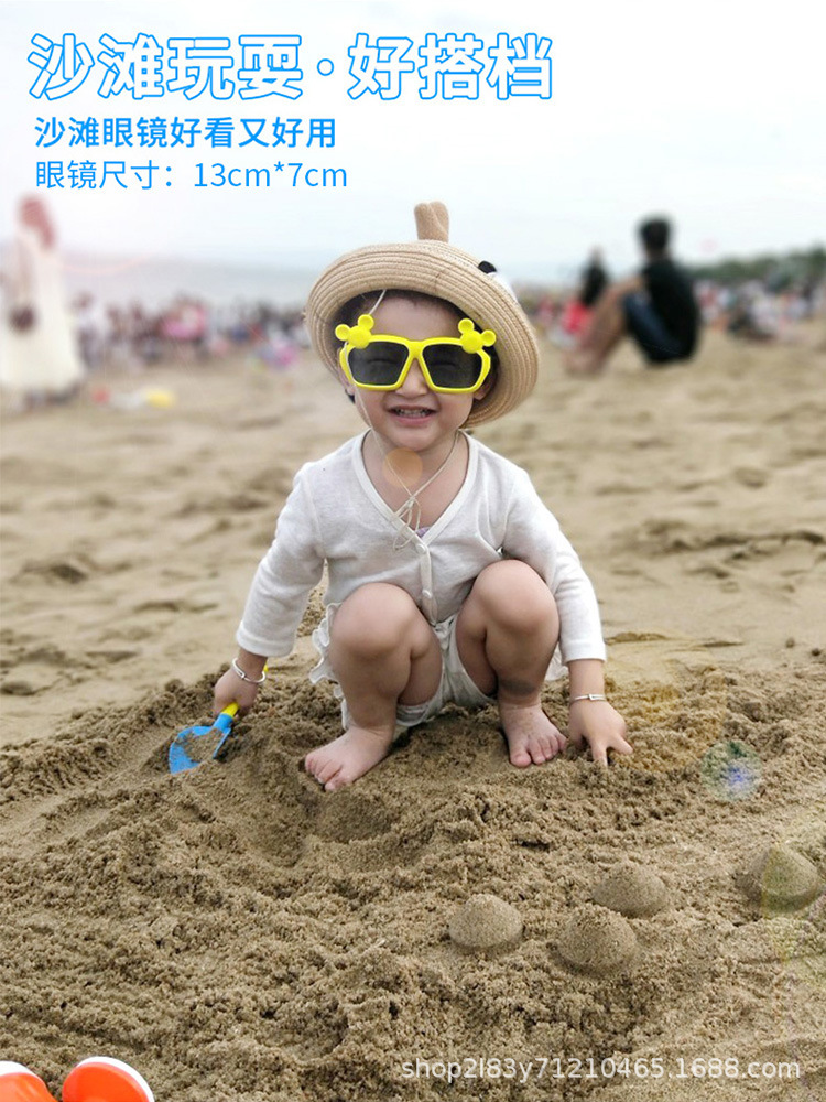 跨境热销沙滩玩具全套儿童户外海边玩沙挖沙铲工具沙漏沙滩桶批发详情7