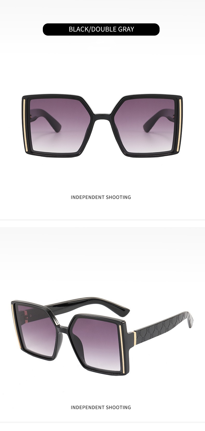 新款欧美风潮流太阳镜百搭跑量速卖简约墨镜果冻渐变色sunglasses详情10