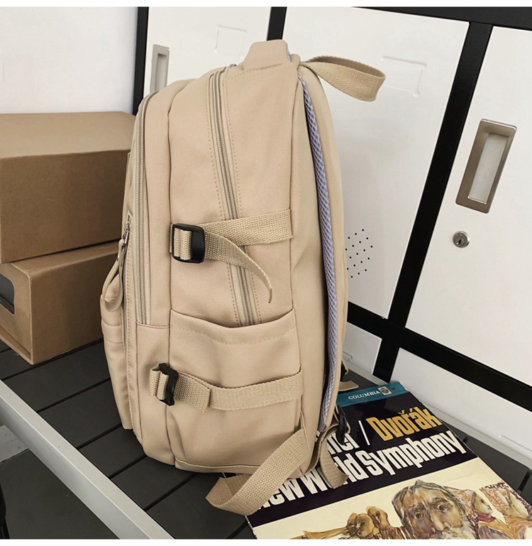 2023 fashionable student backpack, Japanese style Instagram simple Korean version backpack for junior high school, senior high school and college students pic 32