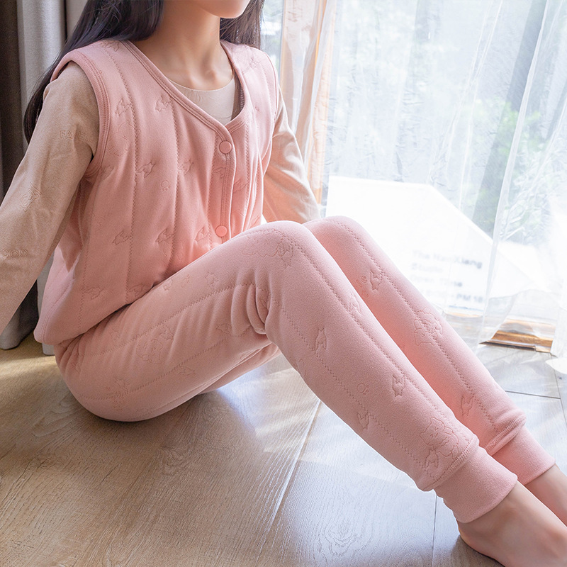 儿童保暖裤冬季加绒加厚内穿女童男童棉裤羊毛秋裤中大童详情15