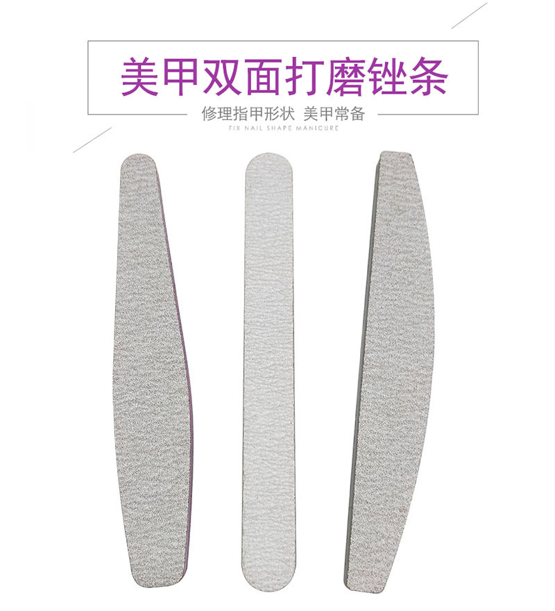 Sponge sandpaper, sanding strips, sandpaper files, double-sided nail files, nail polish sanding strips, shanilak pic 2