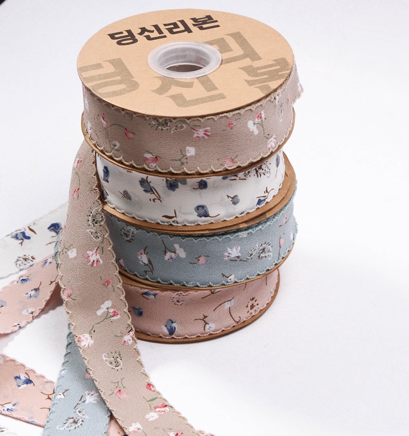 Sweet lace, fringed, small floral webbing, Chinese style, national trend diy bow, hair rope, hair accessory, waist chain, gift, flower packaging material pic 4