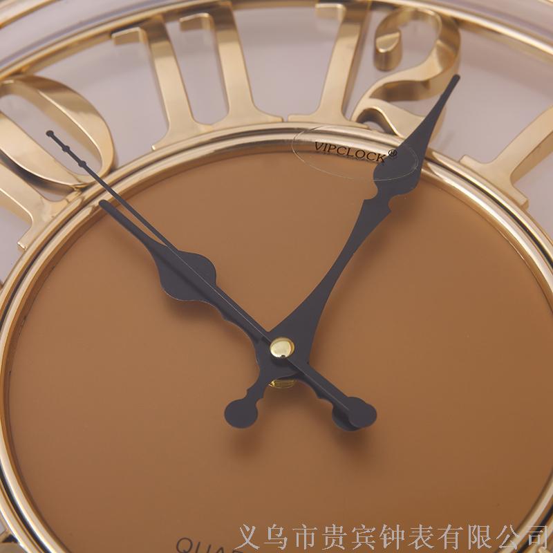 工艺创意时尚装饰仿古挂钟 厂家直销产地货源 客厅简约石英挂钟详情6