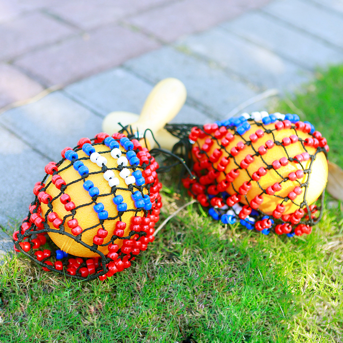 Percussion instruments: bead net sandhammer, ABS hand-cranked sandhammer, early education music toys, sandhammer band, KTV atmosphere, sandball pic 11