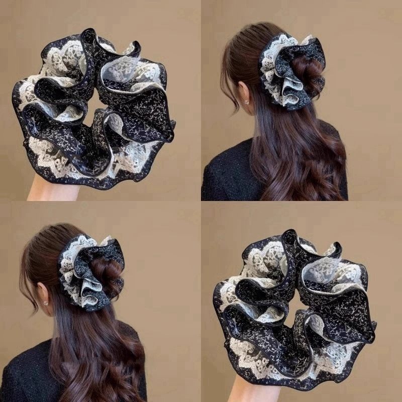 Retro flower-embroidered headband, new Spring/Summer 2025 ethnic style wide-edge headband, high-end headwear, pressure hair clip pic 9