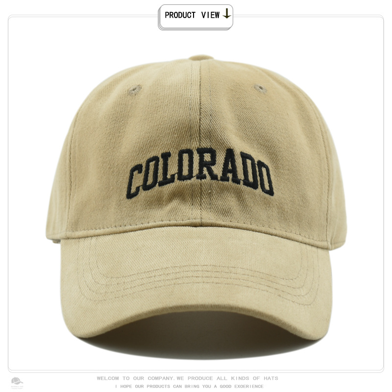 帽子女韩版时尚百搭复古字母刺绣棒球帽春夏季软顶弯檐遮阳鸭舌帽详情6