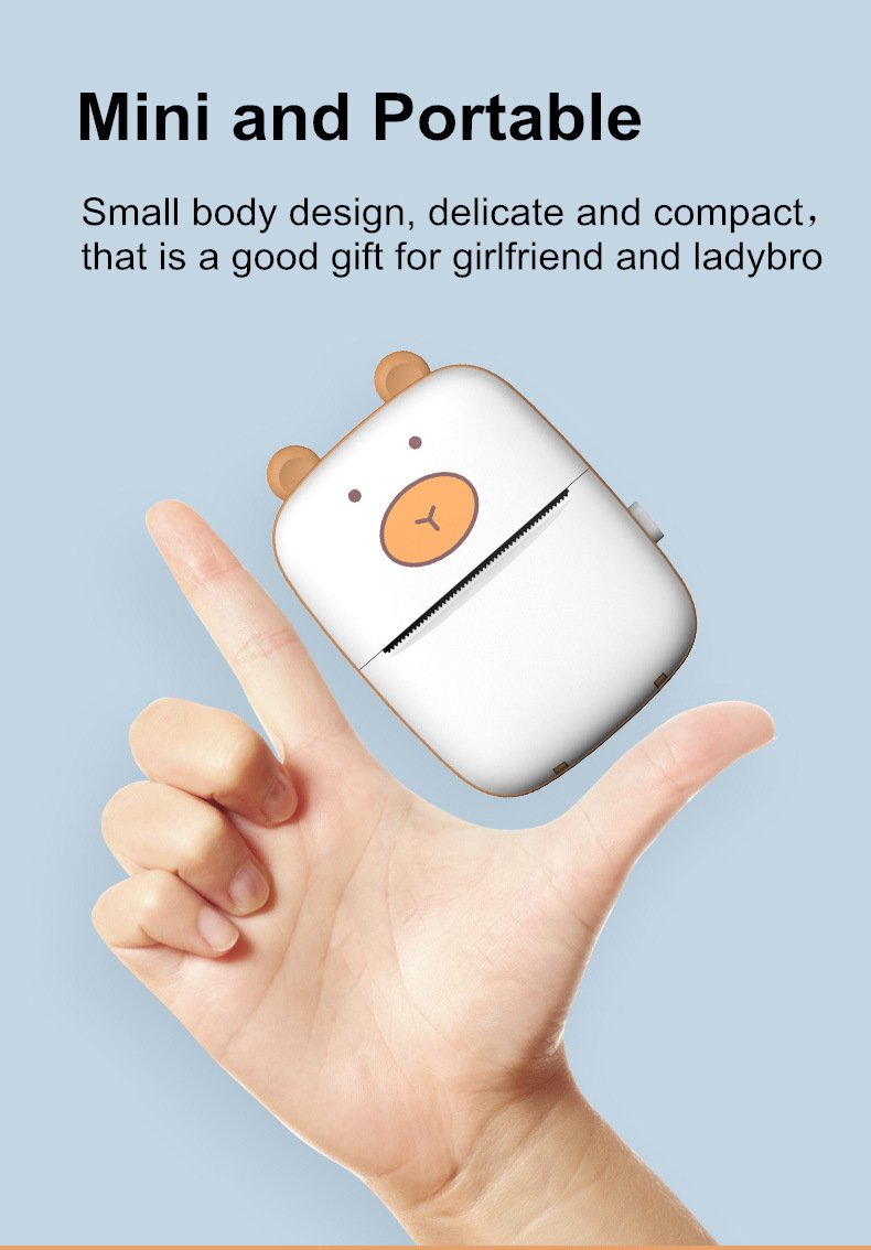 跨境专供便携打印机改错题整理助手迷你口袋照片打印机错题打印机详情10