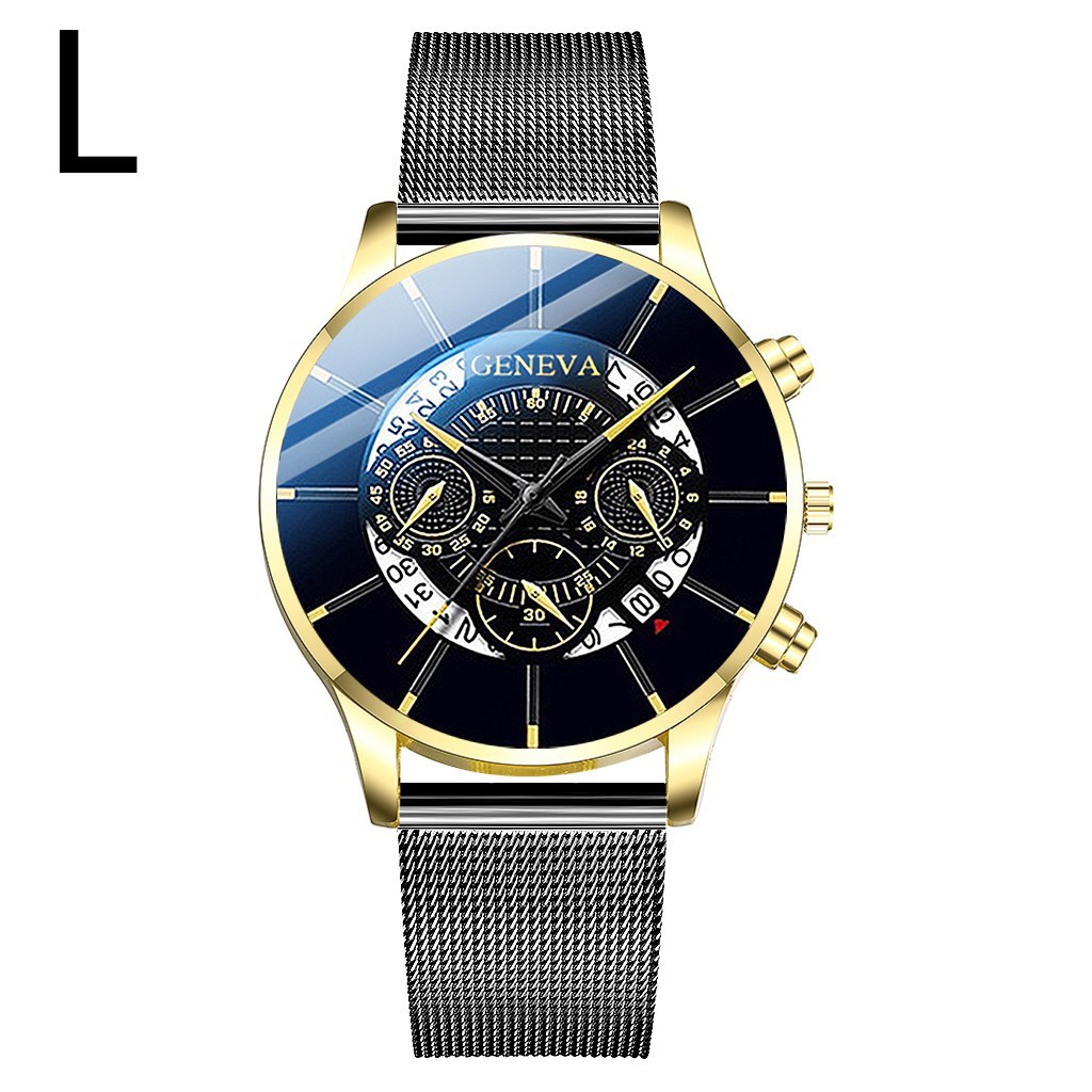 Aliexpress best-selling alloy mesh band watch, ultra-thin mesh band multi-functional casual steel band quartz watch for men pic 12