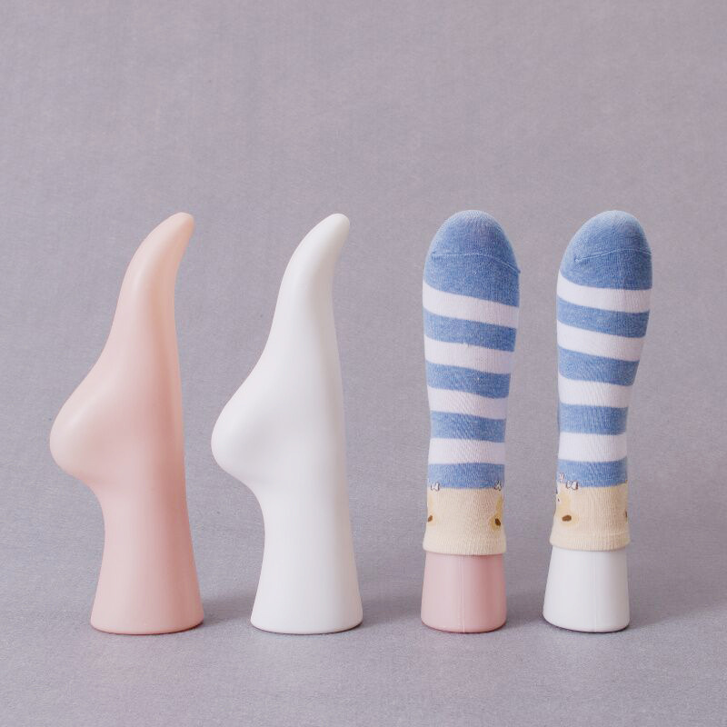 厂家直销男女儿童宝宝无缝脚模鞋模 加厚磁铁脚模 仿真腿模模袜详情17