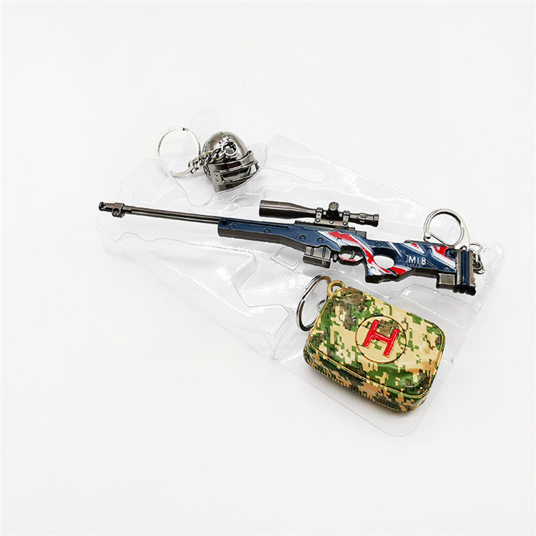 17CM锌合金电镀组合枪挂饰 可定制金属工艺摆件款式多样厂家直发详情18