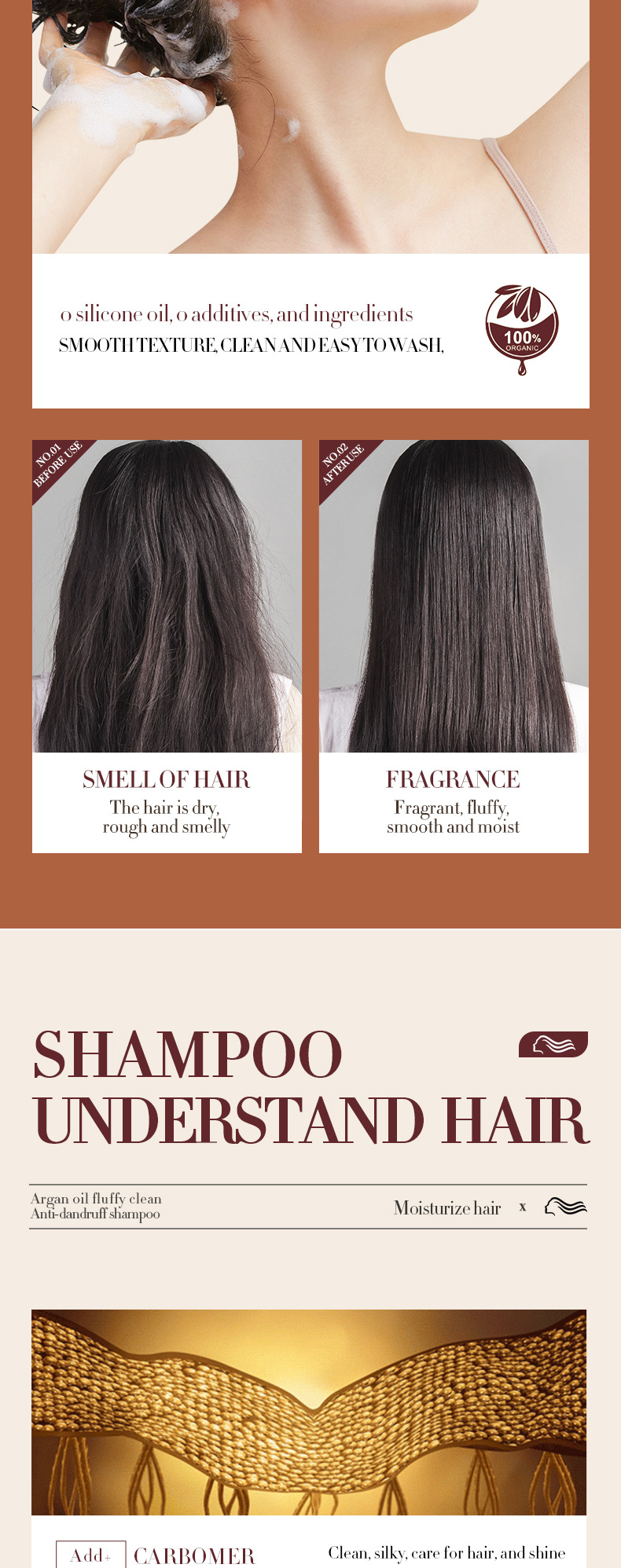 SADOER, an all-English nut oil shampoo, is gentle, cleansing, fluffy, refreshing, moisturizing and softening. It is suitable for cross-border trade pic 5