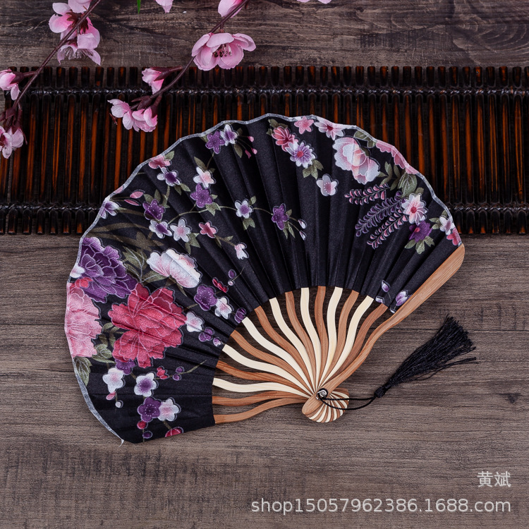 龙刀扇中国风女式扇子古典随身便携古风小折扇迷你日式和风折叠扇详情13