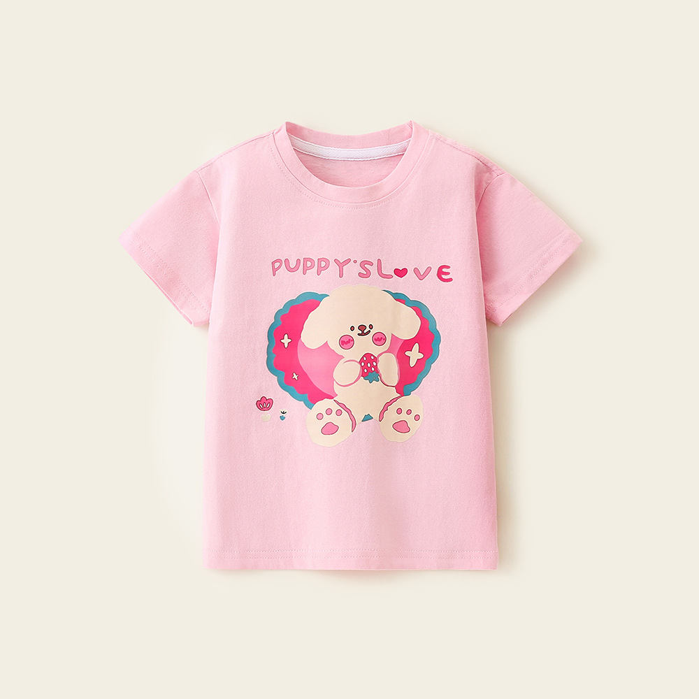 夏装2024新款儿童短袖T恤男女童夏季童装中小童韩版纯棉半袖t时髦详情14