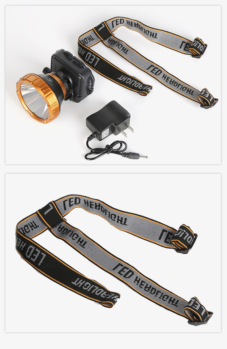 The manufacturer supplies lithium battery LED strong headlamps, outdoor head-mounted lithium battery headlamps, and waterproof fishing headlamps pic 7