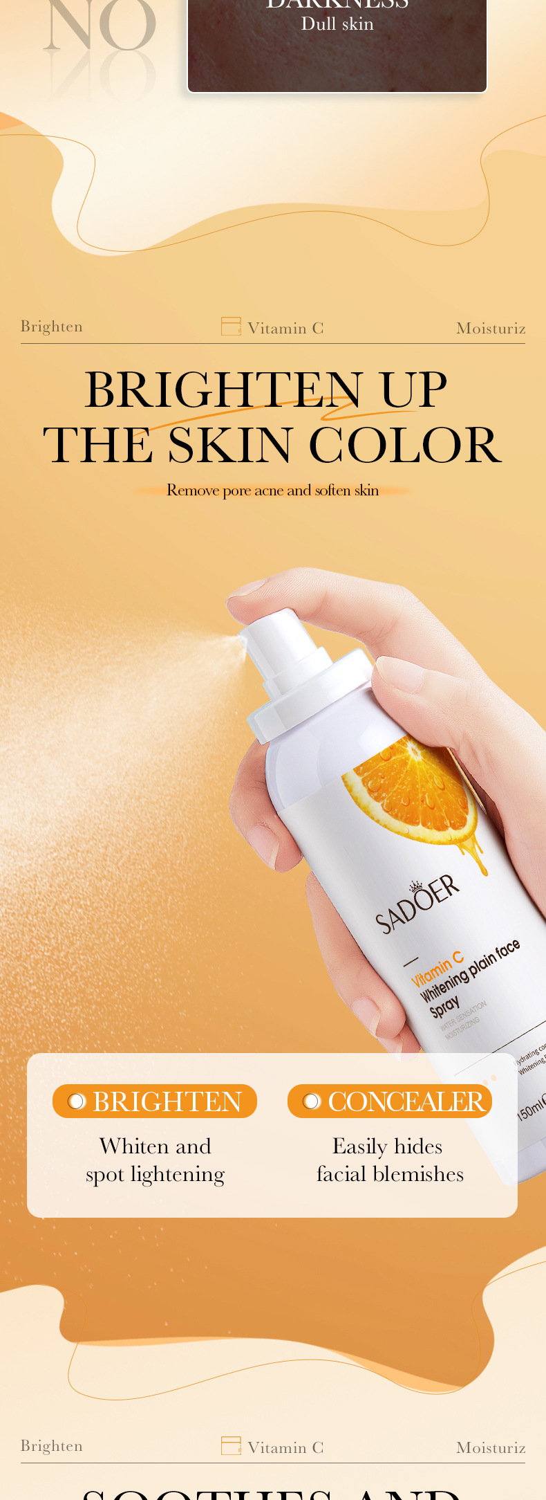 全英文SADOER素颜喷雾 补水爽肤水喷雾跨境外贸批发专供外贸详情17