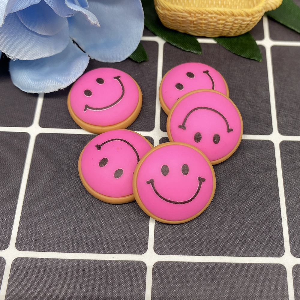 树脂配件饰品帽子贴片史莱姆内放DIY日韩风哑光笑脸厂家直销详情2