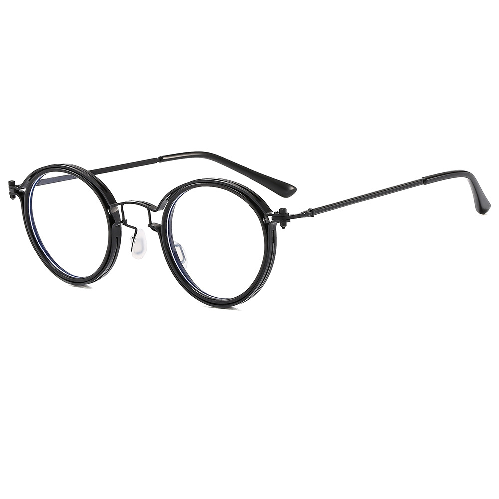 复古圆框金属墨镜太阳镜男女同款防蓝光眼镜跨境外贸批发男女详情21