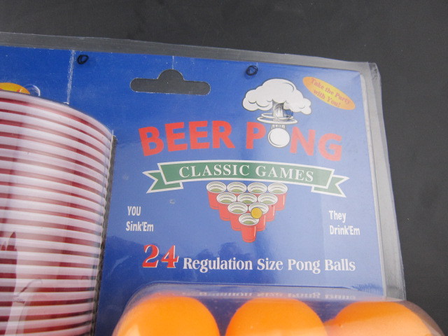 Double Bubble Shell 24 beer pong Game Cup, Bar game, table fun, Indoor Casual Game Beer Pong pic 2