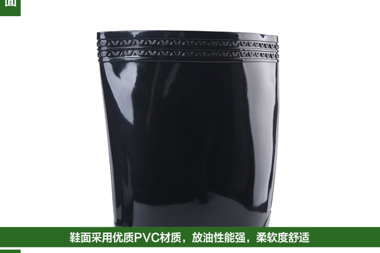 钢头防砸高筒防护雨鞋男1801高帮三防劳保鞋护脚工作雨靴水鞋胶鞋详情7