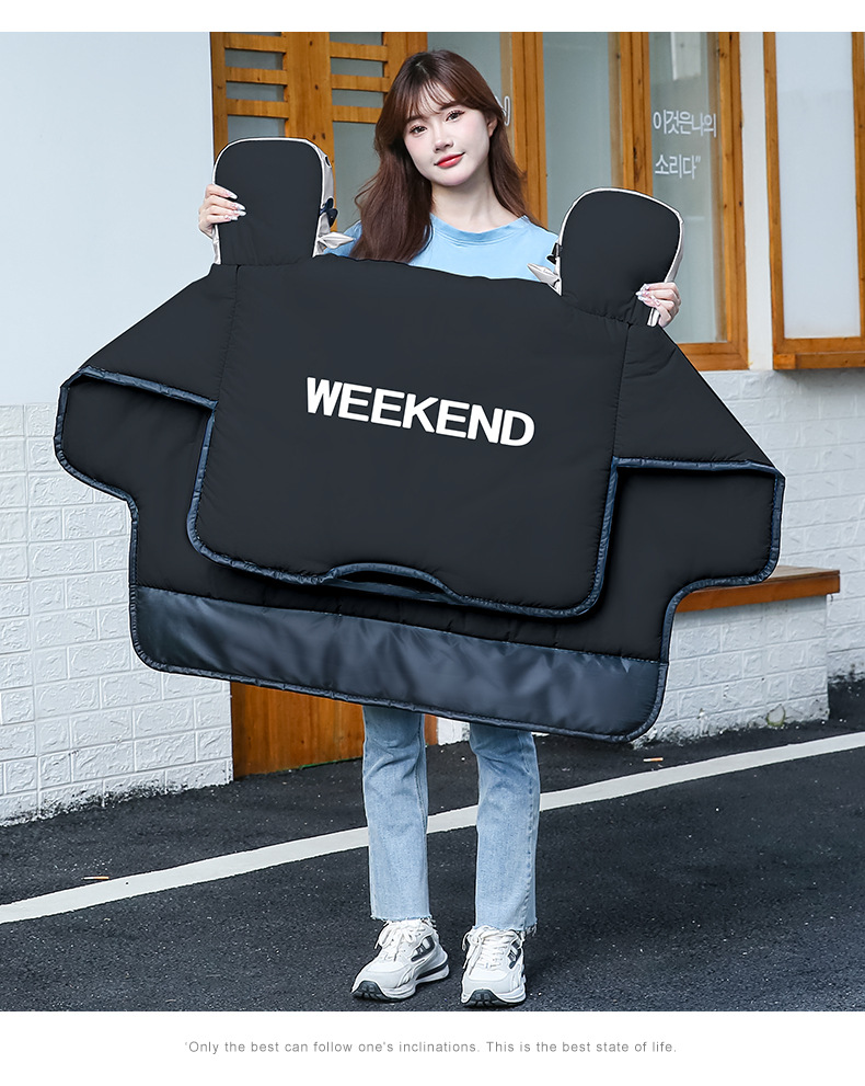 冬款印花防水挡风被侧翼加绒款电瓶车防风被冬季加绒加厚防风罩详情19